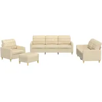 4er Set Wohnzimmer Stoff Jugendsofa Relaxsofa Sofas & Couch Sofa Loungesofa