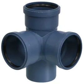 POLOPLAST Eckdoppelabzweig Pkeda POLO-KAL NG DN 110/110/110 87,5grad
