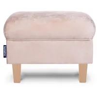 Konsimo Hocker Miles 55 x 42 x 40 cm Beige