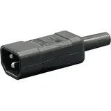 Martin Kaiser Kaiser 749/sw Kaltgeräte-Steckverbinder 749 Stecker, gerade Gesamtpolzahl: 2 + PE 10A Schwarz 1St.