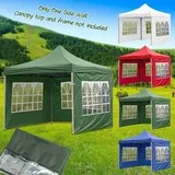 VRTYVEYBB Robuste Seitenwand für Pavillon, zum Schutz von Feiern im Freien (rot)
