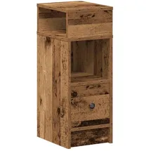 vidaXL Nachtschrank mit Schublade 25 x 31 x 66 cm Braun