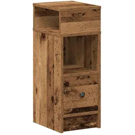 vidaXL Nachtschrank mit Schublade 25 x 31 x 66 cm Braun