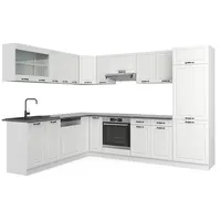 Vicco Küchenzeile R-Line Winkelküche L-Form 287 cm Weiß