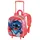 Lilo & Stitch Lilo und Stitch Thing-Kleiner 3D Rucksack Rädern, Rosa,