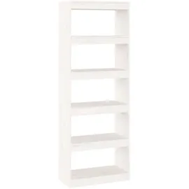 vidaXL Bücherregal 60 x 30 x 167,5 cm Weiß