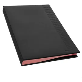 Läufer Unterschriftenmappe La Linea Leder schwarz