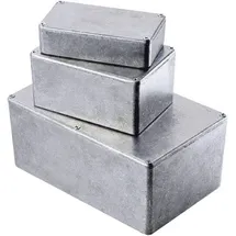 HAMMOND MANUFACTURING Hammond Electronics 1590S Universal-Gehäuse 110.5 x 81.5 x 44 Aluminium Druckguss Aluminium 1 St.
