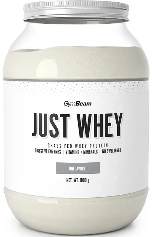 GymBeam Just Whey Molkenprotein mit Verdauungsenzymen Geschmack Unflavored 1000 g