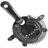 1 Stück - Cocktailsieb Ø 7,5 cm/L 14 cm schwarz Edelstahl