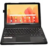 MQ21 für Galaxy Tab A7 10.4 - FRANZÖSISCHES LAYOUT - Bluetooth Tastatur Tasche mit Touchpad für Samsung Galaxy Tab A7 10.4'' | Tastatur Hülle für Tab A7 LTE SM-T505 WiFi T500 | Tastatur AZERTY