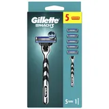 Gillette Mach3 Herrenrasierer + 5 Ersatzklingen