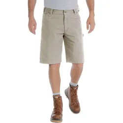 Carhartt Shorts 103652 aus Canvas für Herren, leicht, flexibel und robust - tan - W31