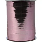 Clairefontaine 602098C - Spule Geschenband 250mx7mm, 1 Stück, Altrosa Metaleffekt