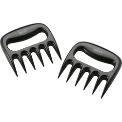 Rösle 25088 Pulled Pork Gabeln, 2er Set, schwarz