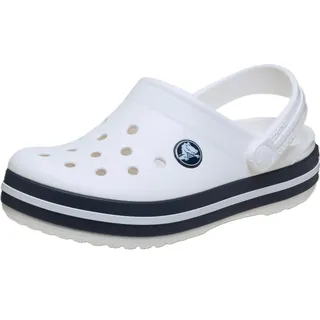 Crocs Crocband Clog Weiß/Marineblau 35