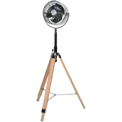 WellHome - Verstellbarer Standventilator aus Metall mit 3 Geschwindigkeiten und PureCopper-Motor