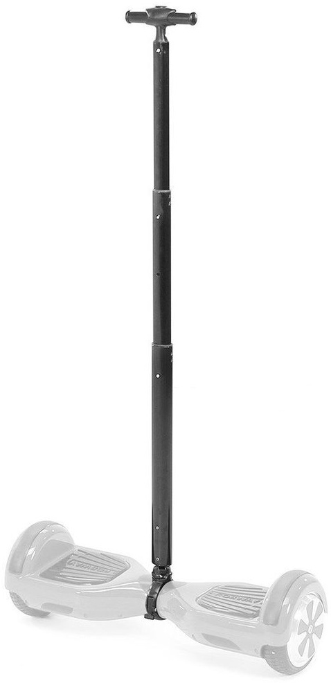 Hoverboard Haltestange 6,5 Zoll 90cm Aluminium Lenkstange Scooter ausziehbar (Schwarz 6.5 Zoll)