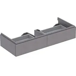Geberit Xeno2 Waschtisch-Unterschrank 500517431 117,4x22x46,2cm, mit 2 Schubladen, strukturiert/sculturagrau