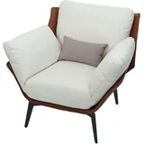 MCW Cocktailsessel MCW-L82 Kunstleder  ~ dunkelbraun  mit Kissen
