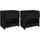 vidaXL Nachtschrank 40 x 30 x 39 cm Schwarz