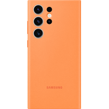 Samsung Silicone Case für Galaxy S23 Ultra, Orange