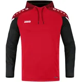 Jako Kinder Kapuzensweat Performance rot/schwarz 140