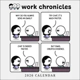 Flame Tree Work Chronicles 2026 Wall Calendar