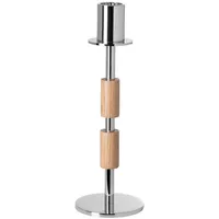 Fink Kerzenleuchter PORTERO Aluminium/Edelstahl Braun/Silber