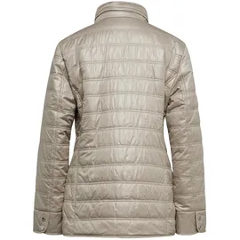 GOLDNER Leichte Steppjacke mit Kapuze, 71cm in beige, | Gr.: 42,