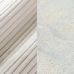 Muster Teddy-Cord Naturweiß