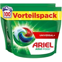 Ariel Waschmittel Pods All-In-1, Flüssigwaschmittel Kapseln 100 Waschladungen, U