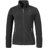 Schöffel Damen Style Ash Fleece Jacke (Größe 3XL, schwarz)