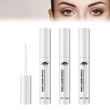 Wimpernserum & Augenbrauen Serum für besseres Wachstum von Wimpern & Brauen, Wimpernserum für Längere, Dichtere Wimpern - Eyelash Serum für Natürliches Wachstum, Stärkere Lashes (3 Stück)