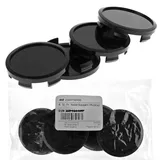 4X 58,3mm Nabenkappen Felgen Deckel Radnaben Kappen Schwarz Flach für RH Felgen