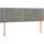 vidaXL Boxspringbett mit Matratze & LED Hellgrau 140x200 cm Samt