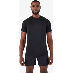 Laufshirt kurzarm Herren seamless - Run 500 Komfort schwarz L