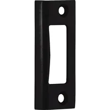 KWS Winkelschließblech 10.401, Falztiefe 24 mm, Aluminium schwarz matt