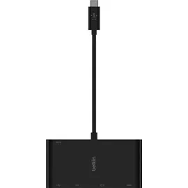 Belkin USB-C auf Gigabit-Ethern. HDMI/VGA/USB-A-Adapter, 100W PD
