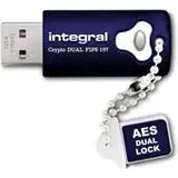 Integral CLE USB3.0 CRYPTO DUAL FIPS (64 GB, USB-A), USB Stick, Blau