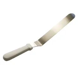 Airbrush-City 3er Set Winkelpalette Spatel 15cm 20,5cm 25,5cm weiß Kuchenmesser Tortenmesser Torten Tortenheber