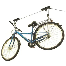 Hi Fahrradlift Fahrradgarage Metall schwarz, Tragkraft 20 kg