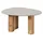 MASSIVMOEBEL24.DE Couchtisch Natur Weiß Sheesham 70 x 65 x 35 cm