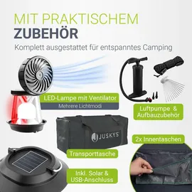 Juskys EasyFlow M Dunkelgrau/Khaki