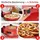 yashe Elektrischer Pizzaofen für die Arbeitsplatte mit Pizzastein, Einstellbare Temperatur & Timer,