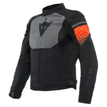 Dainese Air Fast Tex Motorradjacke Schwarz/Grau/Rot 50