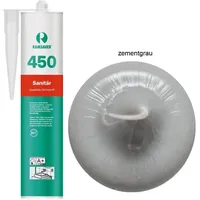Ramsauer Sanitär Silikon Dichtstoff zementgrau 310ml