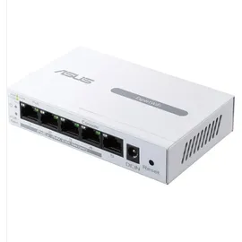 Asus ExpertWiFi EBP15 5-Port GbE Smart Managed PoE+ Switch (4 PoE+ Ports, 60W, unterstützt Power over Ethernet Weiß