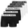 JACK & JONES Retro Boxershorts Schwarz / Weiß XL 6er Pack