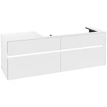 Villeroy & Boch Waschbeckenunterschrank Collaro 4 Auszüge 160 x 54,8 x 50 cm Weiß Matt